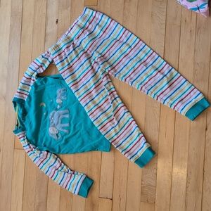 Frugi 5-6years Elephant Pajamas Set